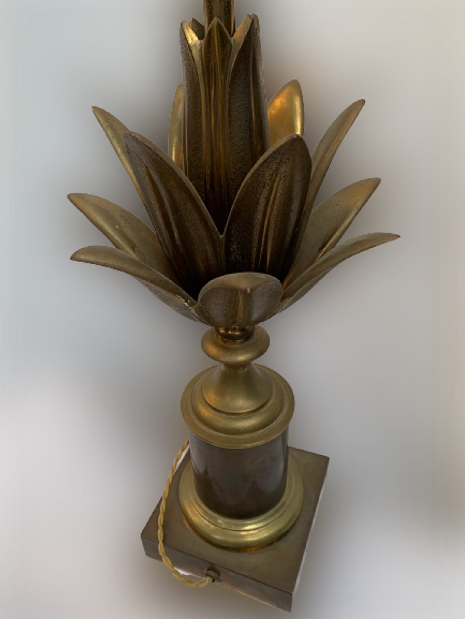 Lampe Charles années 60 modèle Lotus sans abat-jour