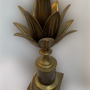 Lampe Charles années 60 modèle Lotus sans abat-jour