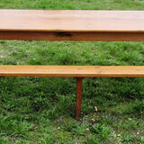 Farm table and bench