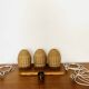 Wicker and Bamboo Cascading Lamp