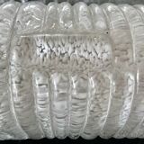 Set of three Barovier murano glass wall sconces