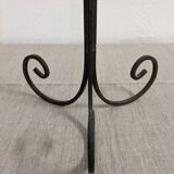 Wrought iron candlestick from the 1960s