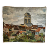 Village landscape signed Mauboussin