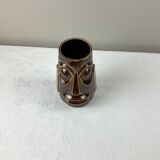 Small vintage ethnic face vase