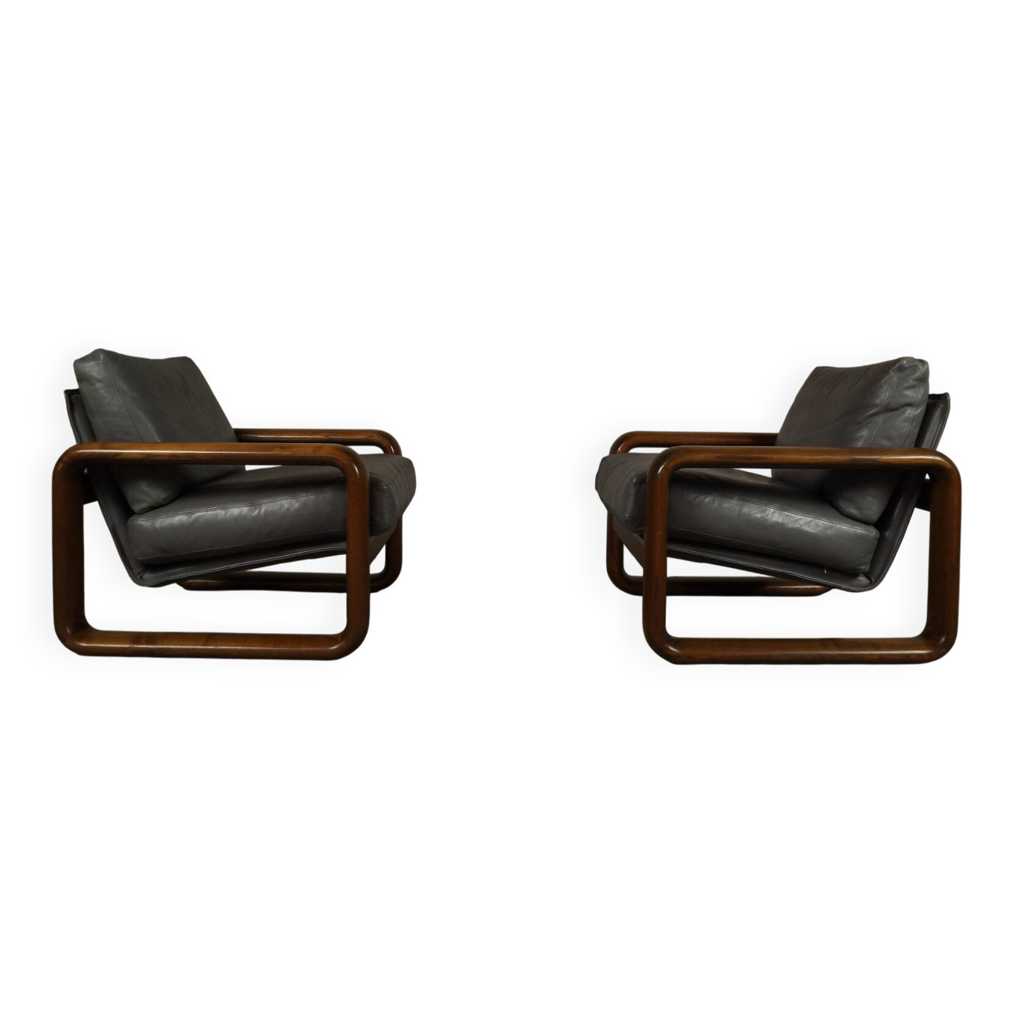 Paire de fauteuils "Hombre" par Burkhard Vogtherr pour Rosenthal, années 1970