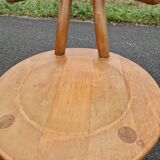 Set of 4 solid organic chairs