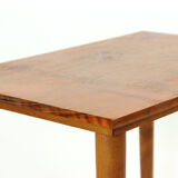 Coffee Table On Wheels In Teak, Czechoslovakia 1970s