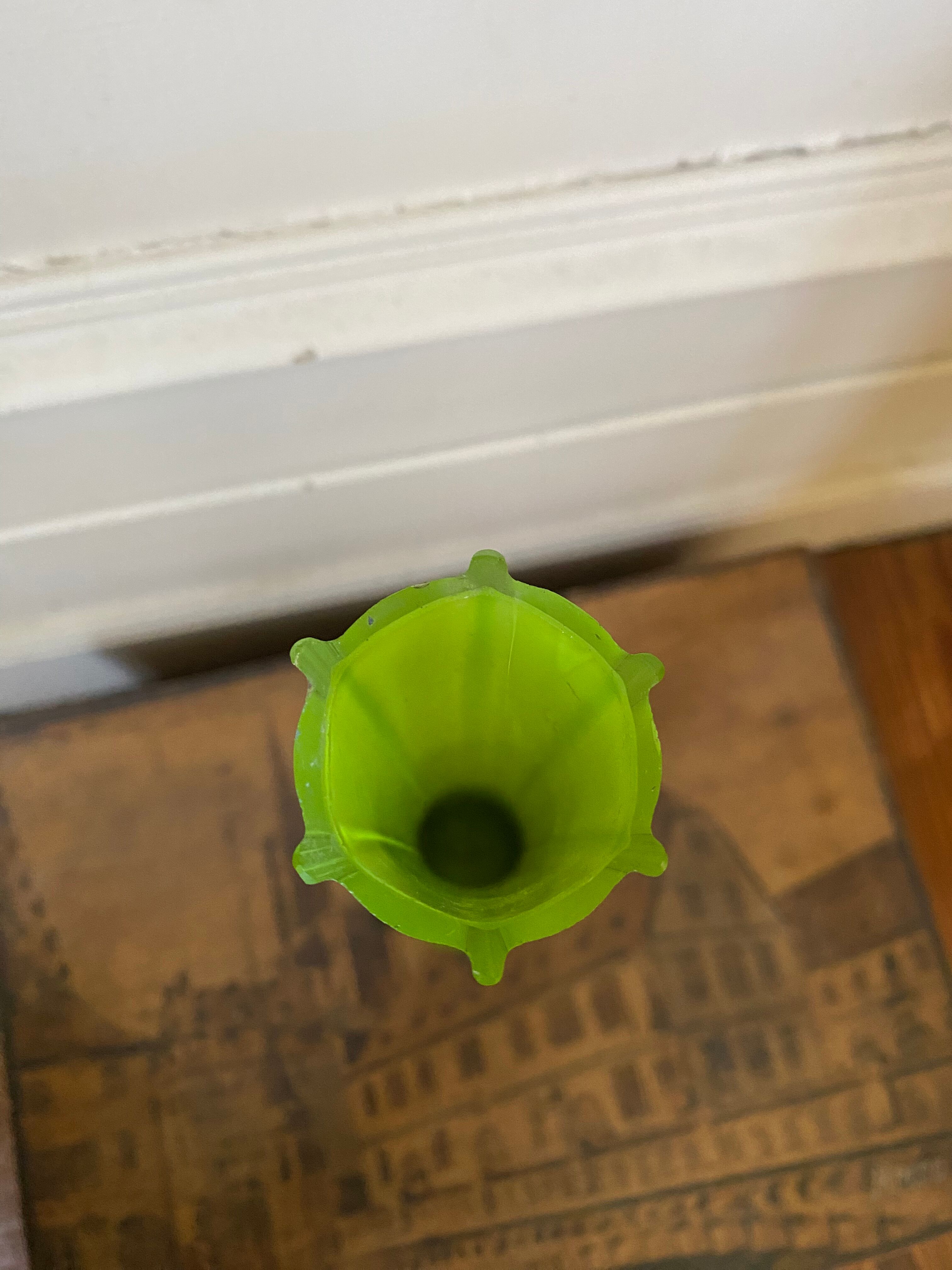 Green vase from the 50s