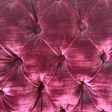 Pair of Louis XV style upholstered velvet armchairs