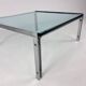 M1 glass coffee table by Hank Kwint for Metaform, 1980s