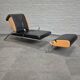 Fauteuil lounge en cuir noir Futuro 3 de Massimo Iosa Ghini pour Moroso - Italie années 1980