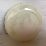 Round ashtray white marble