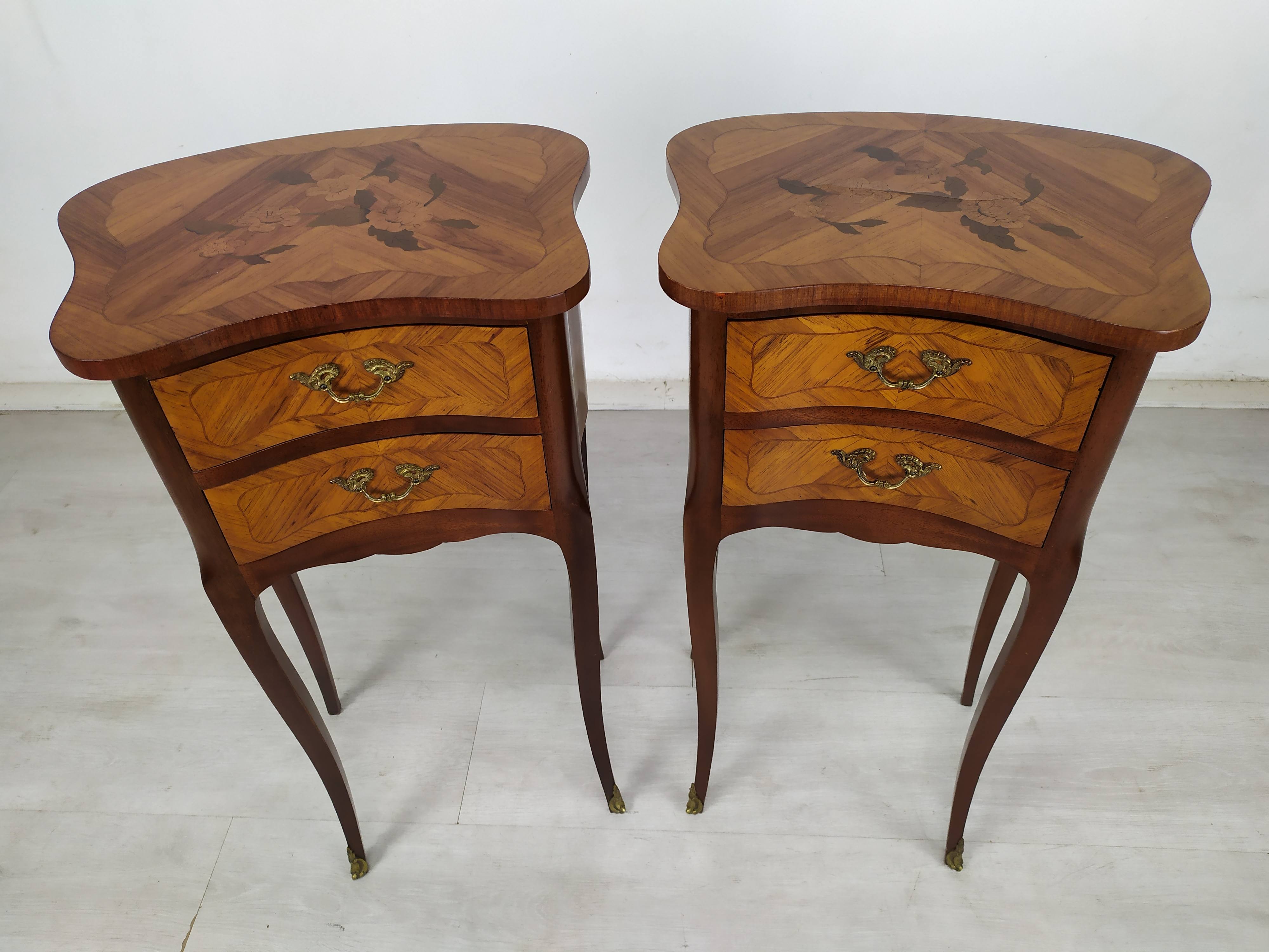 Pair of Louis XV bedside tables