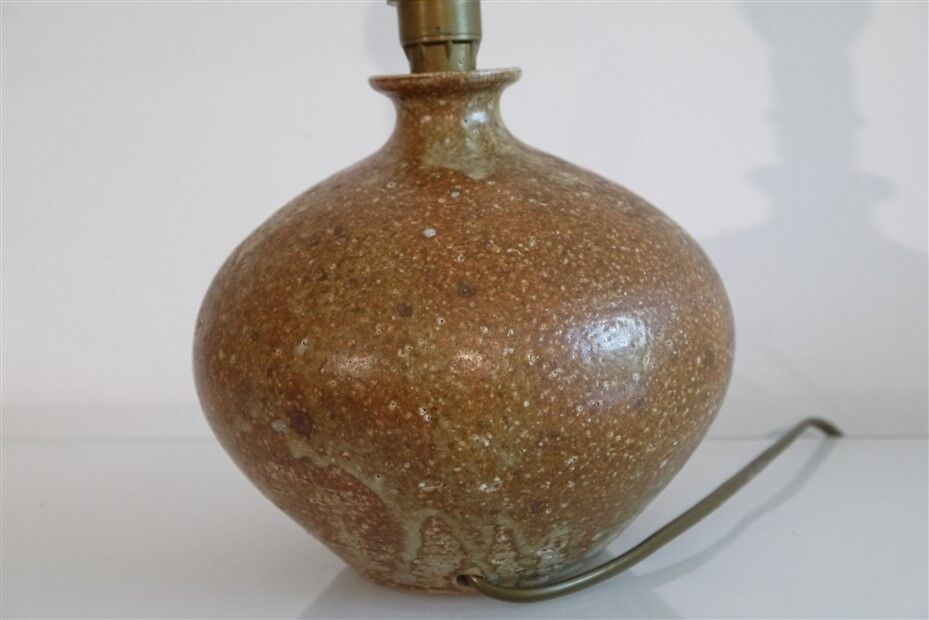 Sandstone lamp by Alain Blanchard 1970