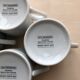 Tasses à café porcelaine