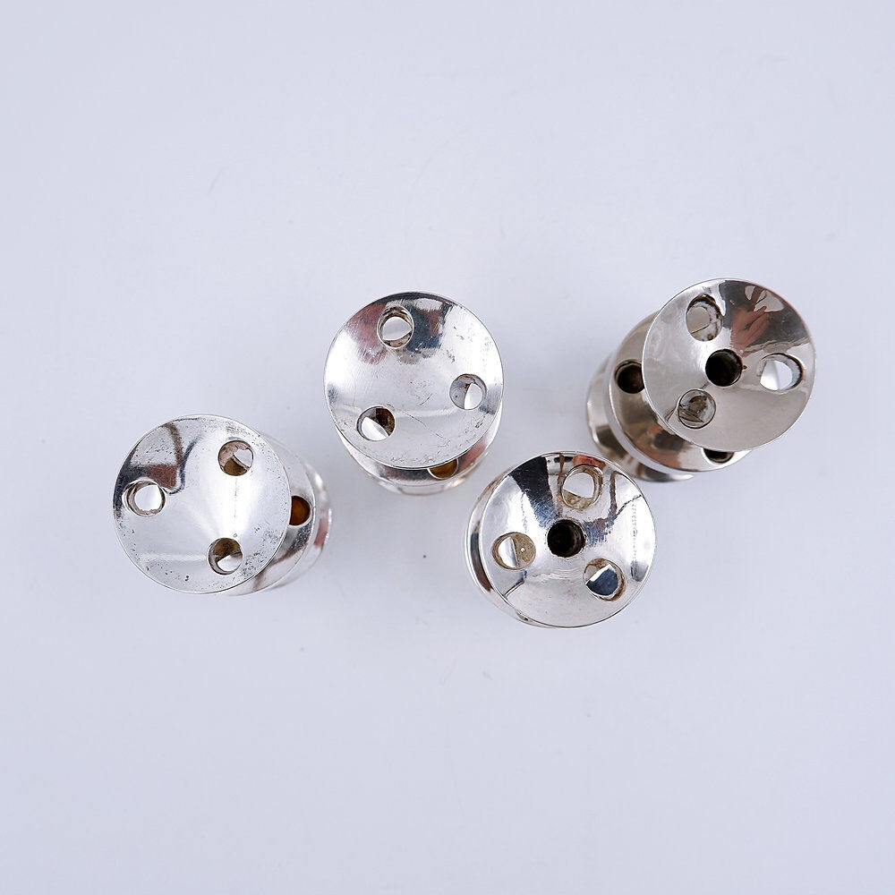 Set of 4 miniature candle holders by Erik Jörgensen, Denmark, 1950s.