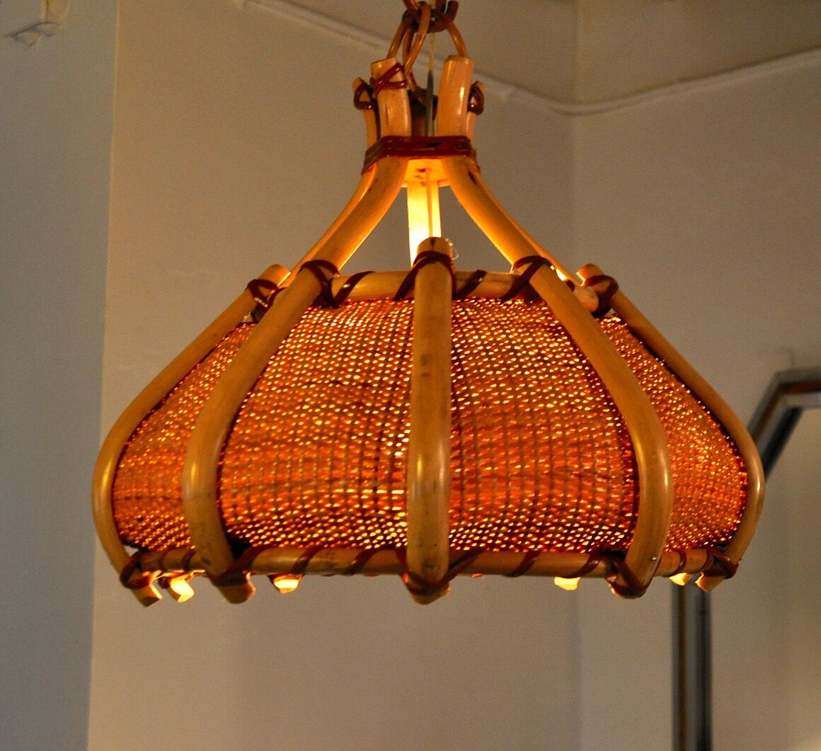 Rattan hanging France 1960