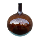 Demijohn brown lady amber jeanne 19th