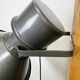 Industrial grey wall spotlight, 1960s