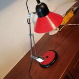 Lampe style à luminor rouge noire vintage