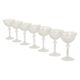 Set of 7 Regency Fidenza Crystal Champagne Glasses