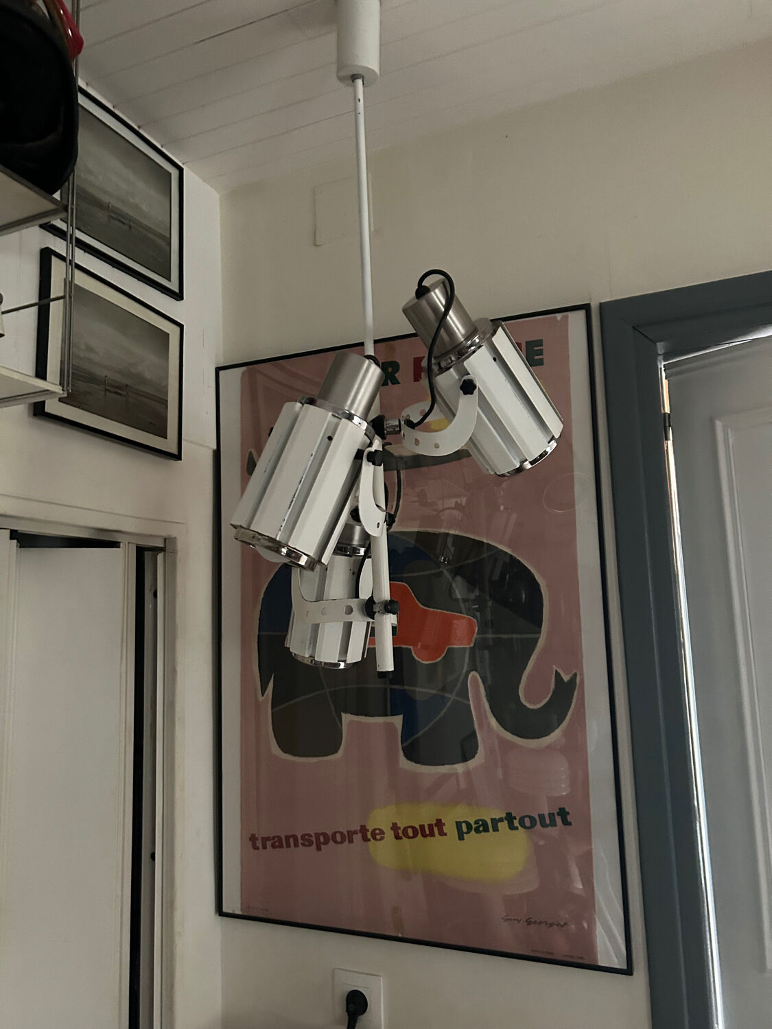 suspension 3 Projecteur d’Oscar Torlasco (Lumi, stilkronen )