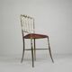 Chaise style Hollywood Regency, Chiavari, années 1960