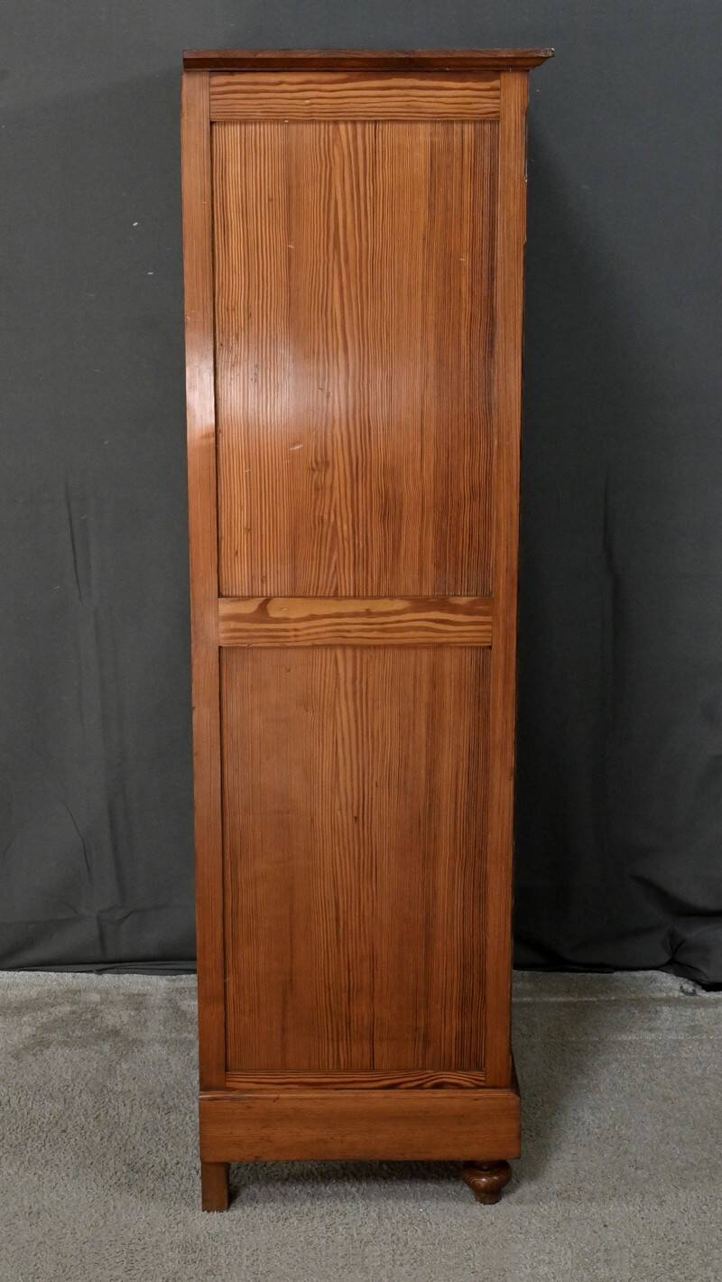 Pitch pine weekly planner, Art Nouveau period – Early 20th century