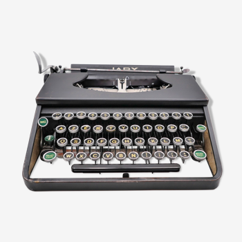 Machine à écrire japy P6 vintage révisée ruban neuf