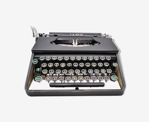 Machine à écrire japy P6 vintage révisée ruban neuf