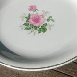 Set of two large porcelain serving dishes from the KG Luneville faience factory - Fabiola model