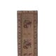 Tapis vintage turc de oushak tissé à la main 56x463 cm
