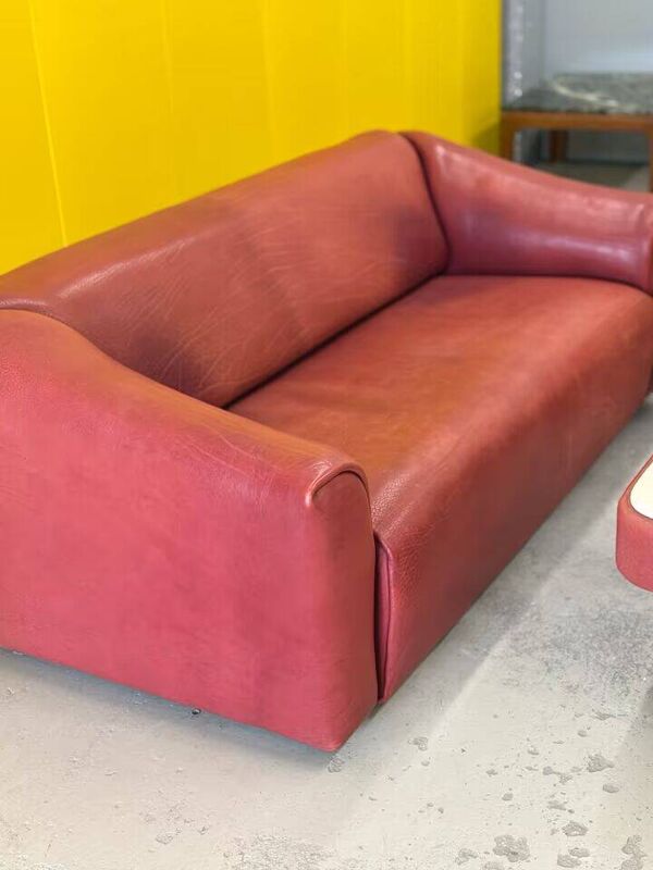 Canapé en cuir De Sede DS-47 deux places - Classique du design (Prix pour un)