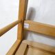 Small vintage combelle wooden chair for children
