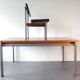 Rosewood table-desk and chair set for Topform, The Netherlands 1960's