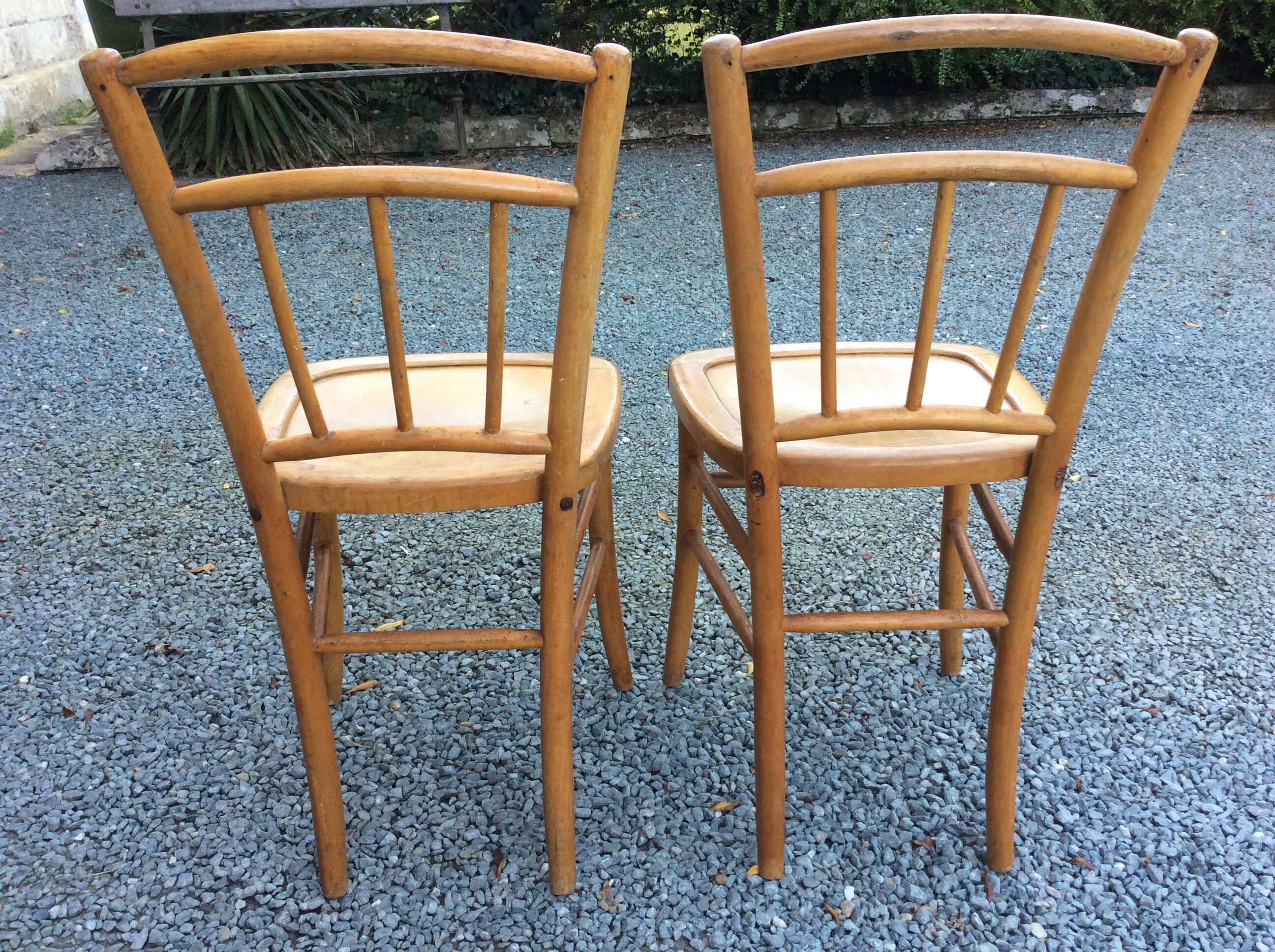 Paire de chaises de bistrot
