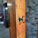 Antique French Louis Philippe wardrobe / wardrobe – elm and oak, mirrored door, 19th century