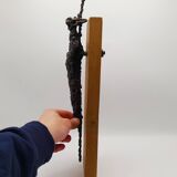 Brutalist sculpture, crucifix by René Mignion, France, 1967