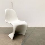 Panton side chairs from the mid-century by Verner Panton for Herman Miller, 1960s.