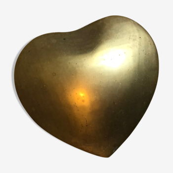 Brass heart box