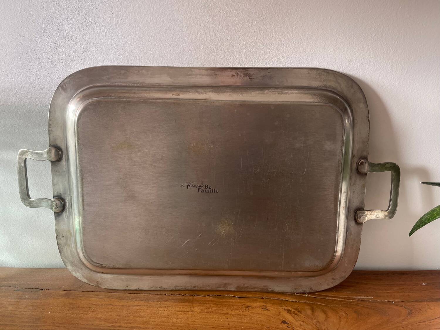 Old restaurant tray