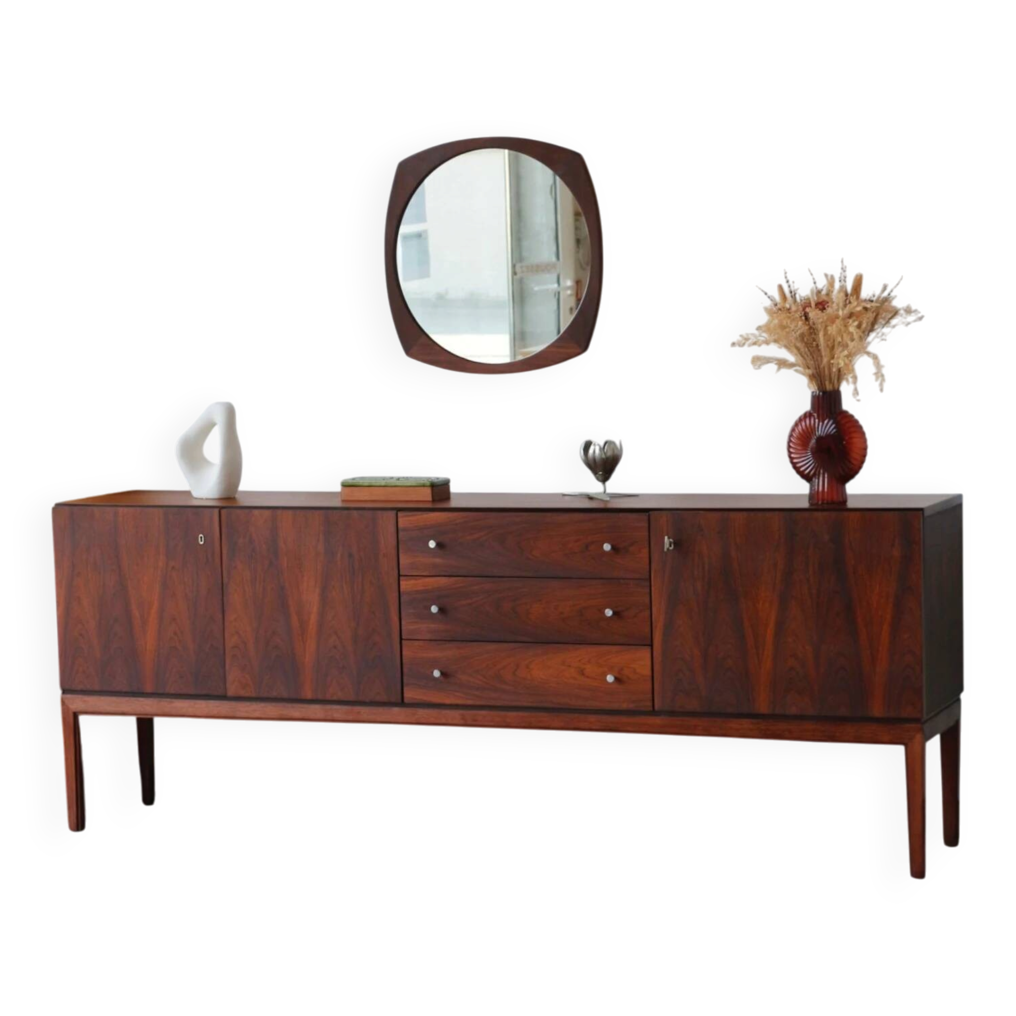 Enfilade vintage rosewood Palette Sideboard (1970)