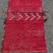 Tapis persan Khorjin Kilim pochette double laine tressé à la main 55x95cm