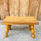 Vintage turned wooden footstool/step stool