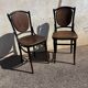 Duo chaises bistrot croix de lorraine