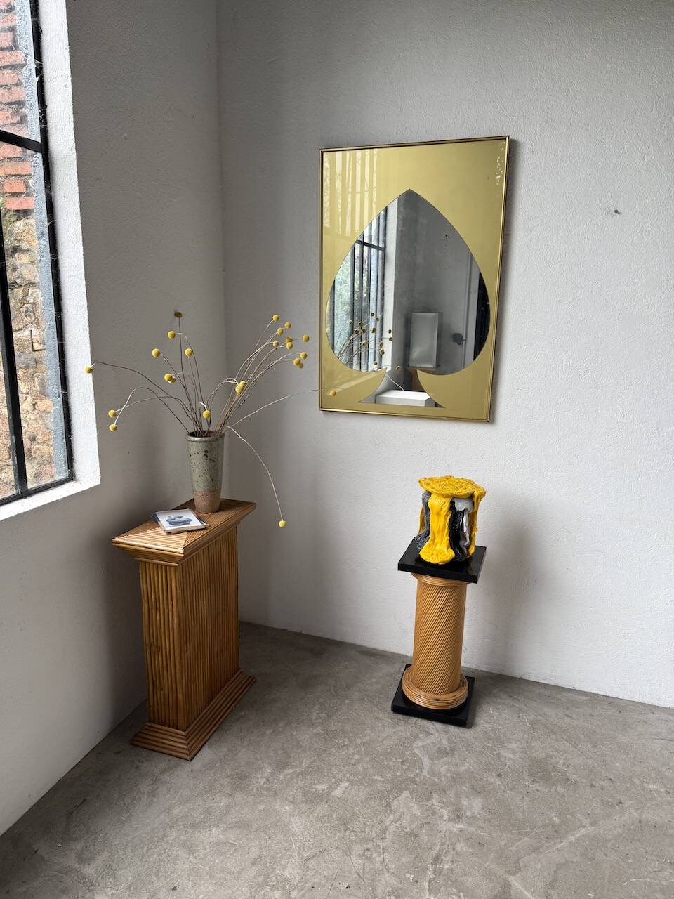 Resin fish sculpture