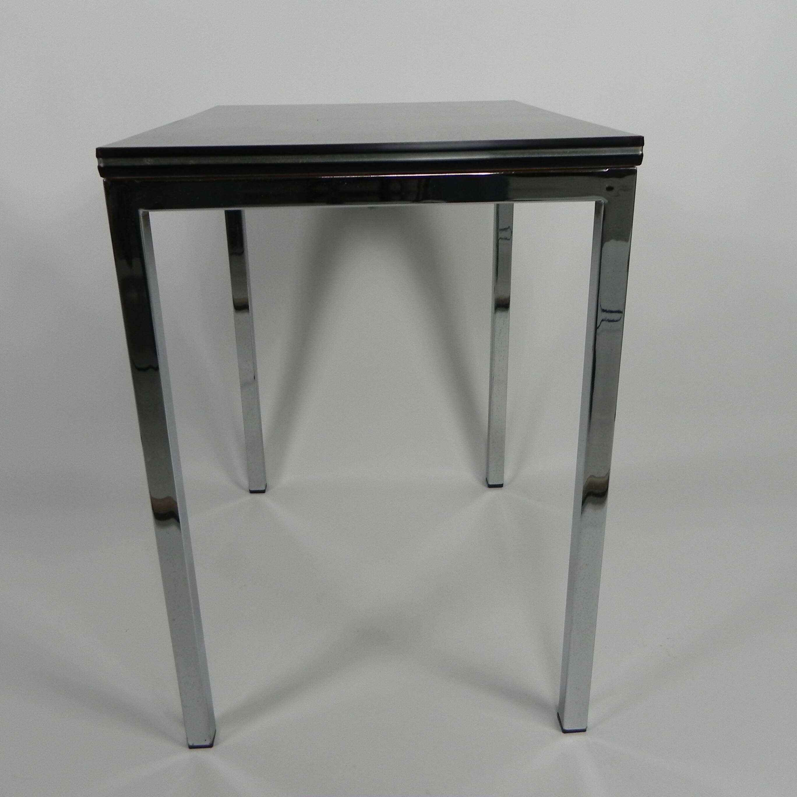 Table basse en formica et métal chromé, 1960s