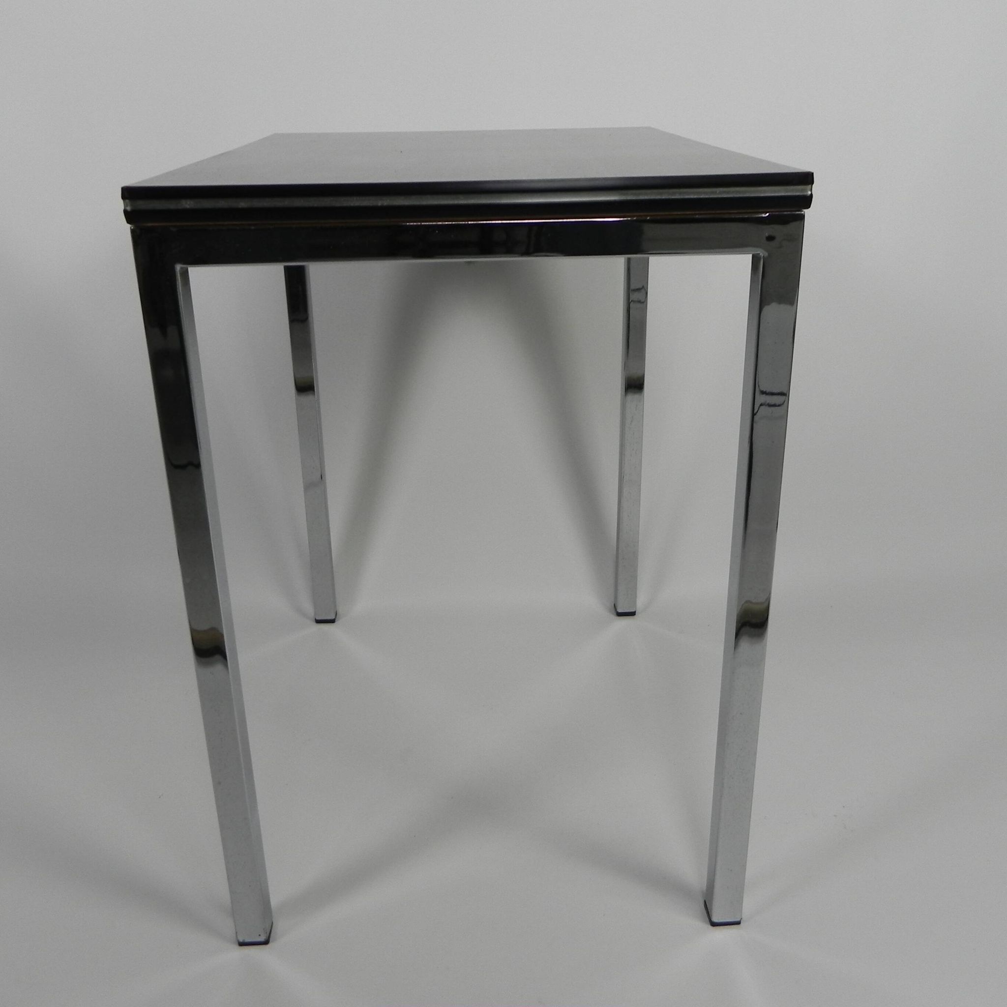 Table basse en formica et métal chromé, 1960s