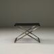 Folding stool PK91 by Poul Kjærholm for Fritz Hansen, 1960s Denmark.