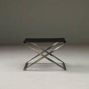Folding stool PK91 by Poul Kjærholm for Fritz Hansen, 1960s Denmark.